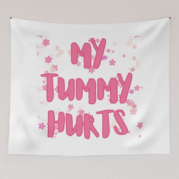 Item preview, my tummy hurts - flowers designed and sold by blackstarred.