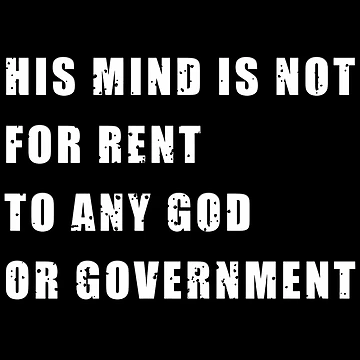 Artwork thumbnail, His Mind Is Not For Rent by LENOWLAND