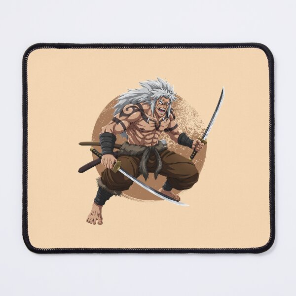Item preview, Samurai Savage  Warrior – Fierce Anime Fighter with Dual Katana designed and sold by lamiarte.