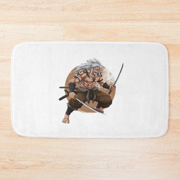 Item preview, Samurai Savage  Warrior – Fierce Anime Fighter with Dual Katana designed and sold by lamiarte.