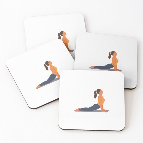 Item preview, Upward-Facing Dog Yoga Illustration designed and sold by Fitnessandyoga.