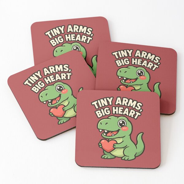 Item preview, Tiny Arms Big Heart Cute Dinosaur designed and sold by AwesomeBeyondLimits.
