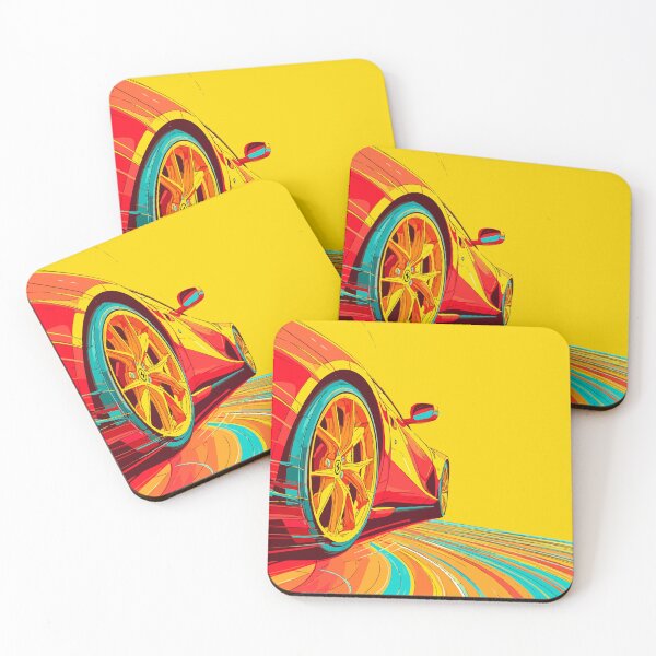 Item preview, Vintage Mustang – Retro Pop Art Car Illustration designed and sold by Moss and Moon Studio.