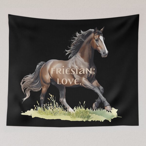 Item preview, Friesian with a Simple Text Overlay designed and sold by Friesian-Fan-S.