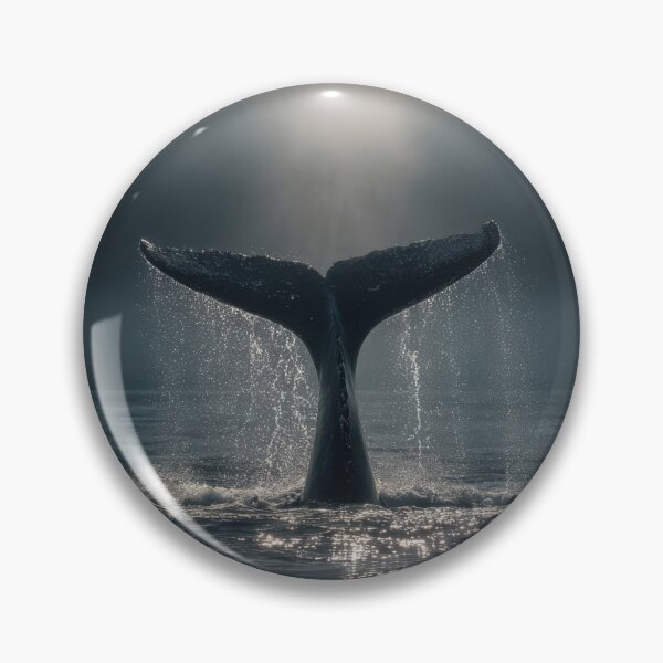 Item preview, A dramatic image of a whale's tail (fluke) emerging from the ocean designed and sold by Julia Shepeleva.