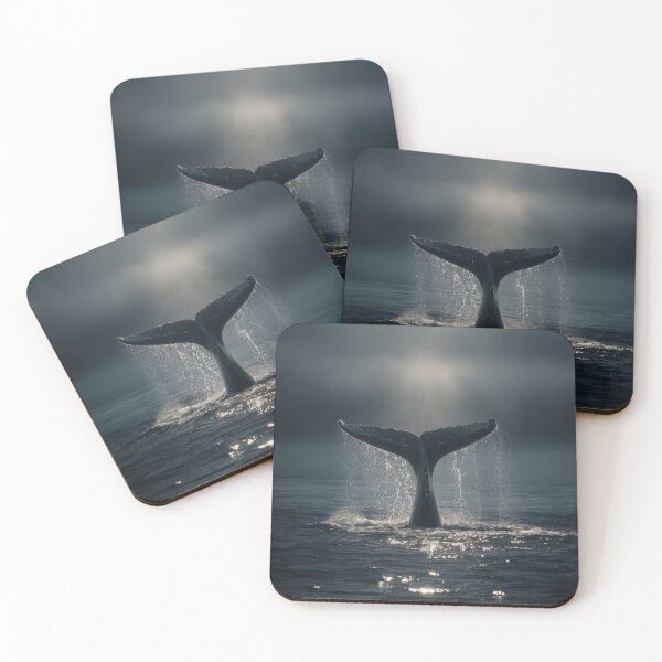 Item preview, A dramatic image of a whale's tail (fluke) emerging from the ocean designed and sold by Julia Shepeleva.