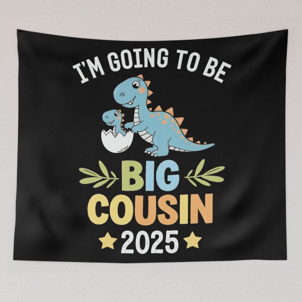 Item preview, I'M Going To Be Big Cousin 2025 For New Baby Party, Gift For Kids designed and sold by BreannaSouther.