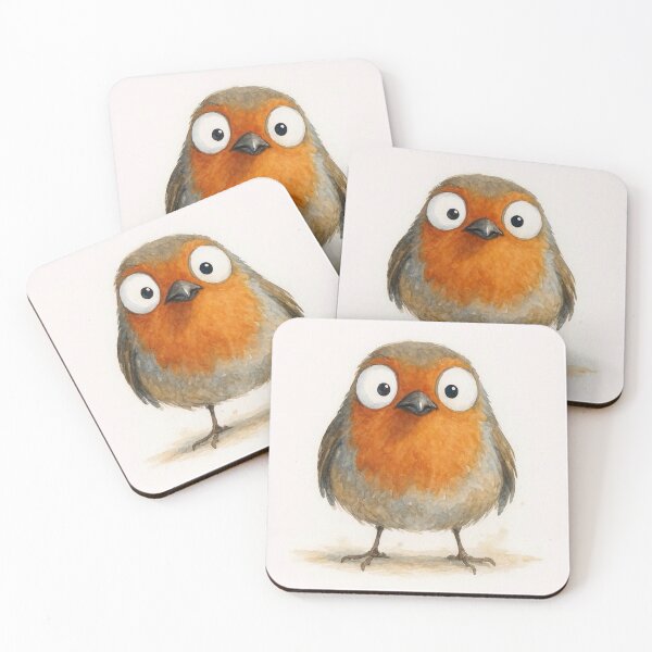 Item preview, Lucky Robin ' MY FRieNDLY RoBiN ' BY SHiRLeY MacARTHuR designed and sold by Shirley MacArthur Art.