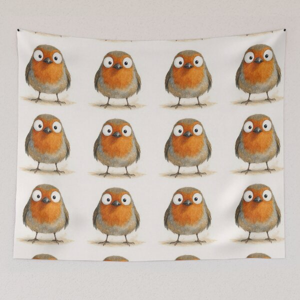 Item preview, Lucky Robin ' MY FRieNDLY RoBiN ' BY SHiRLeY MacARTHuR designed and sold by Shirley MacArthur Art.