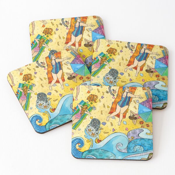 Item preview, Busy Beach designed and sold by CPascoeArt.