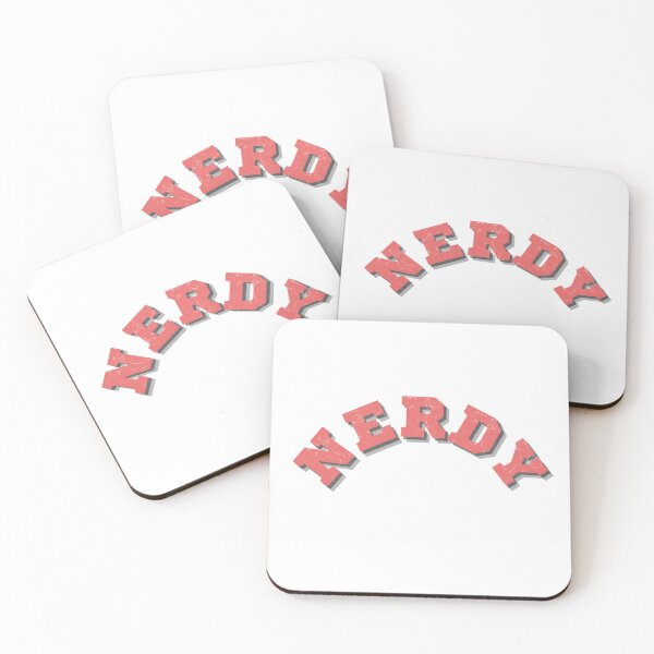 Item preview, Nerdy – Bold Vintage Retro Sticker & T-Shirt designed and sold by Fig Tree Lane - Art &Tees.