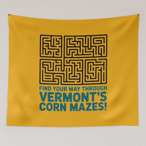 Item preview, Maze-Inspired Poster Highlighting Vermont’s Corn Challenges designed and sold by SplashTastic.