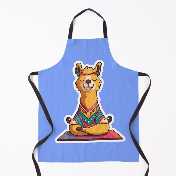 Item preview, Yoga Lama – Funny cartoon lama in meditation designed and sold by Meiersbeste.