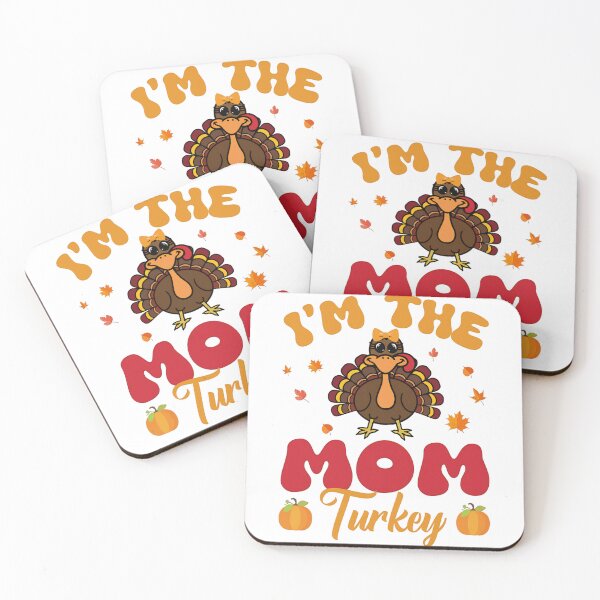 Item preview, I'M The Mom Turkey For Happy Thanksgiving 2024, Autumn Fall Gift designed and sold by BreannaSouther.