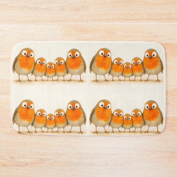 Item preview, Gorgeous Gang of Robins ' HaPPY RoBiNS ' BY SHiRLeY MacARTHuR designed and sold by Shirley MacArthur Art.
