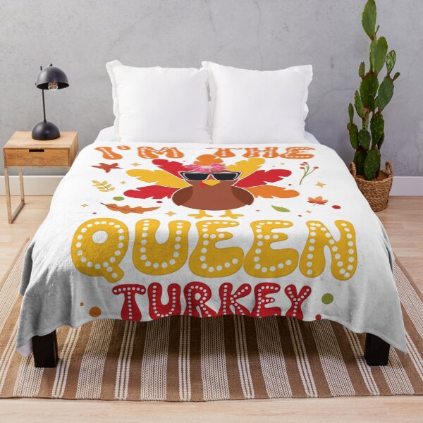 Item preview, I'M The Queen Turkey For Women, Funny Turkey Thanksgiving Gift designed and sold by BreannaSouther.