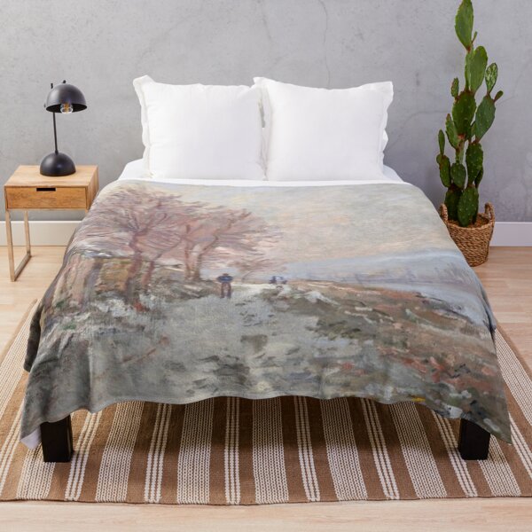Item preview, Lavacourt, l'hiver by Claude Monet designed and sold by tomorrowsart.