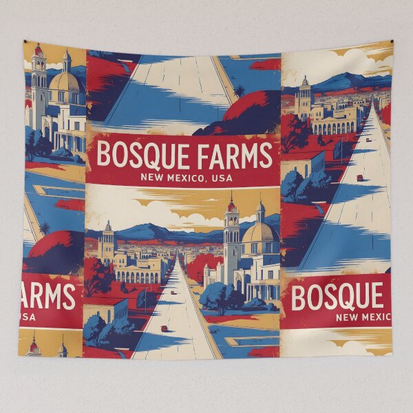 Item preview, Bosque Farms New Mexico 1950s USA Vintage Travel Tourism designed and sold by TravelersGems.