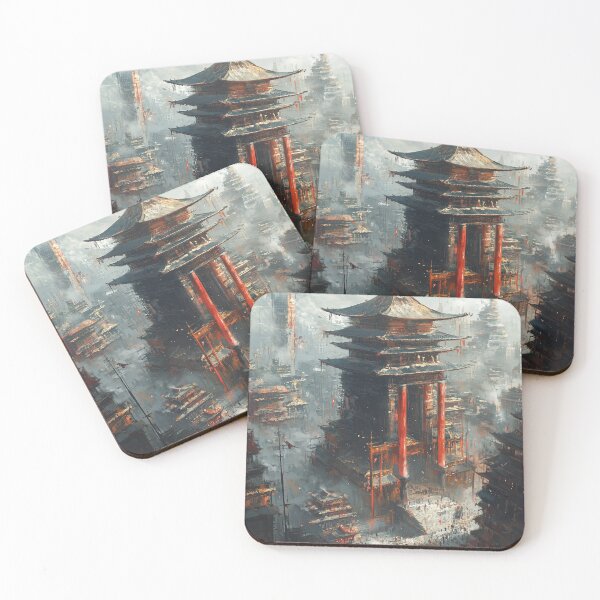 Item preview, Temple of the Rising City designed and sold by Spectrum_Prints.