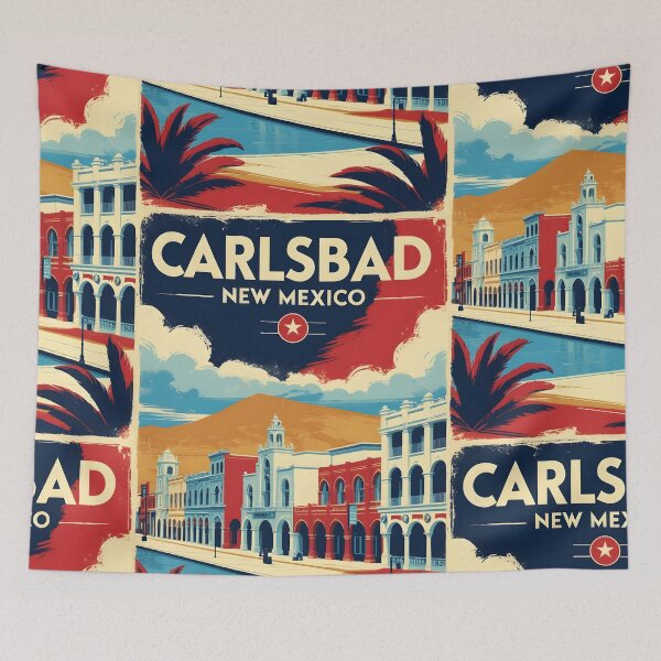 Item preview, Carlsbad New Mexico 1950s USA Vintage Travel Tourism designed and sold by TravelersGems.