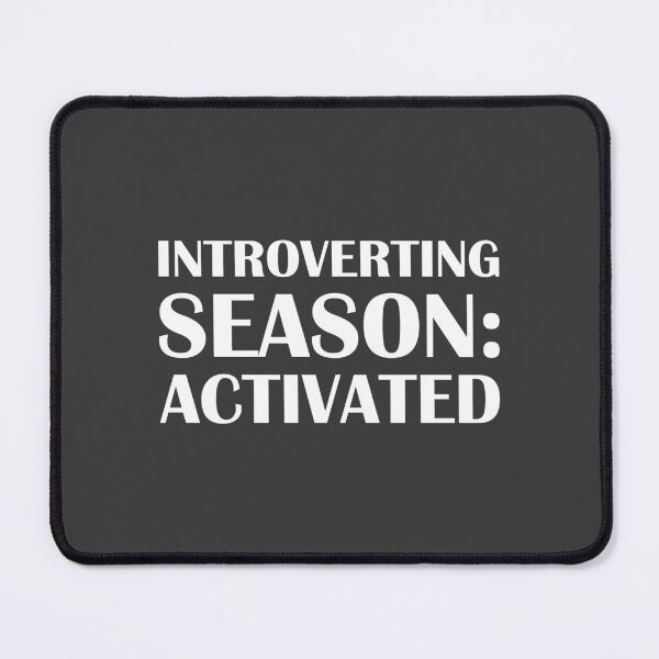Item preview, Introverting Season: Activated / Introvert Joke Funny T-Shirt Label designed and sold by introvertvibes.