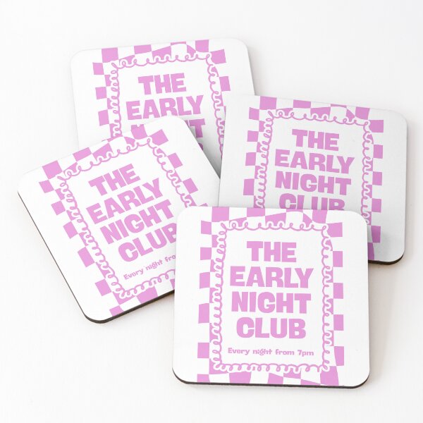 Item preview, The Early Night Club - Pink designed and sold by Dondonmart.