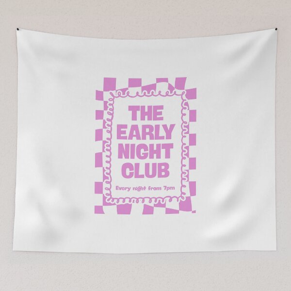 Item preview, The Early Night Club - Pink designed and sold by Dondonmart.