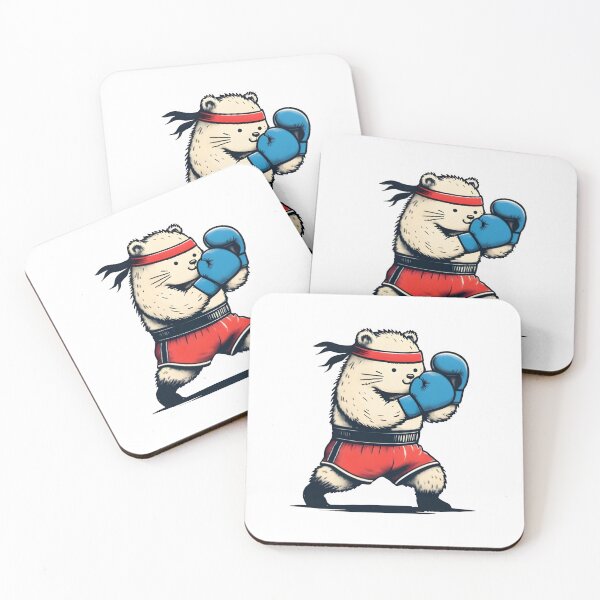 Item preview, PLAYFUL CARTOON BOXING ANIMAL CHARACTER designed and sold by KISHNAY-FASHION.