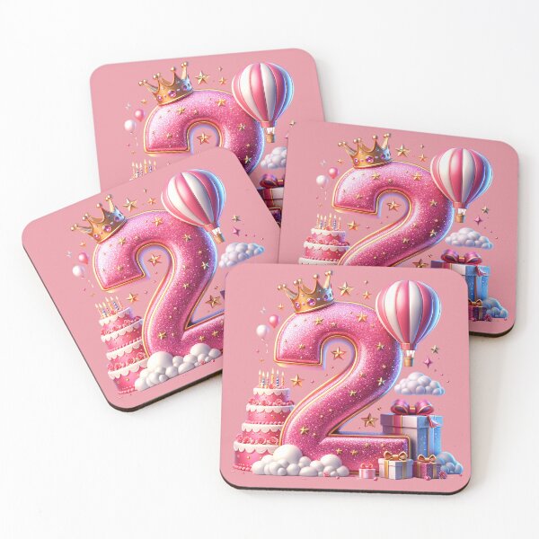 Item preview, Happy Birthday - No 2 - Pink designed and sold by RWT-Design.