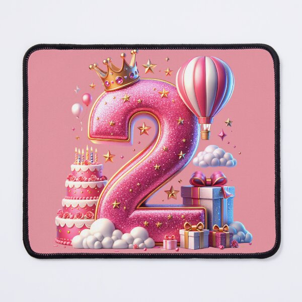 Item preview, Happy Birthday - No 2 - Pink designed and sold by RWT-Design.