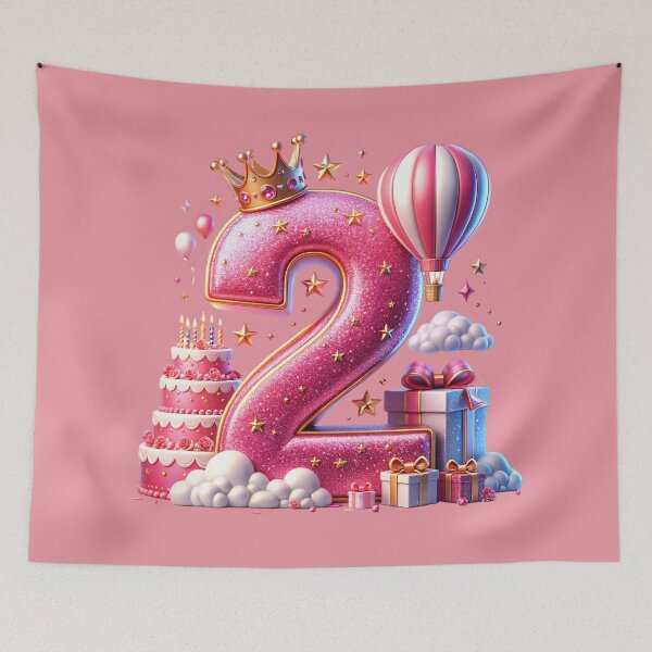 Item preview, Happy Birthday - No 2 - Pink designed and sold by RWT-Design.
