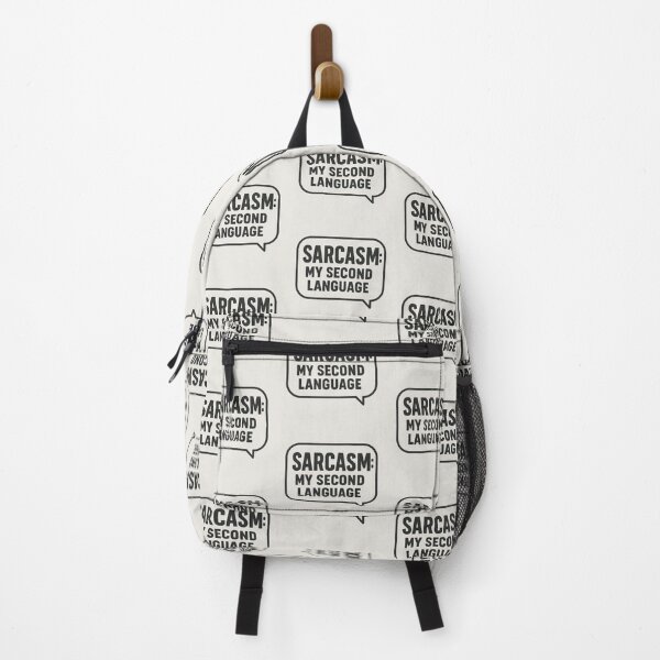 Item preview, “Sarcasm: My Second Language.” – Retro Speech Bubble Design designed and sold by Bratak.