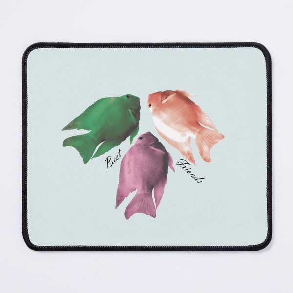 Item preview, Best Friends Fish Pattern – Colorful, Peaceful & Abundant Design designed and sold by hutofdesigns.
