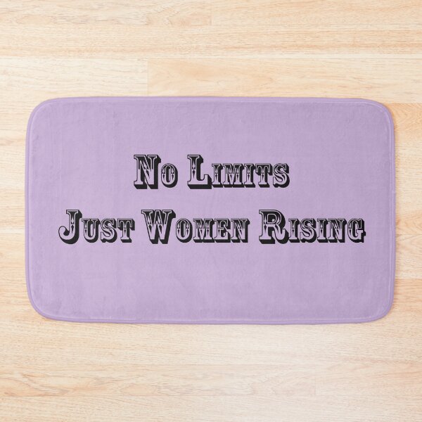 Item preview, No Limits, Just Women Rising – Feminist Empowerment Quote Design designed and sold by ArtNestVerse.