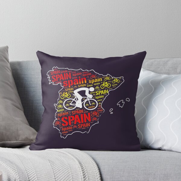 Item preview, Cycling Through Spain Map Word Art | Limited Edition designed and sold by ThomasHoyler.