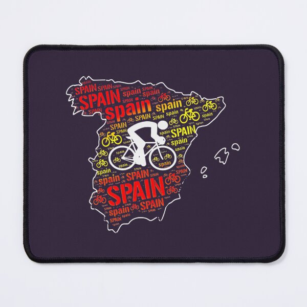 Item preview, Cycling Through Spain Map Word Art | Limited Edition designed and sold by ThomasHoyler.