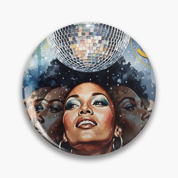 Item preview, Studio 54 Glitterball Goddess designed and sold by CanvasCarousel.