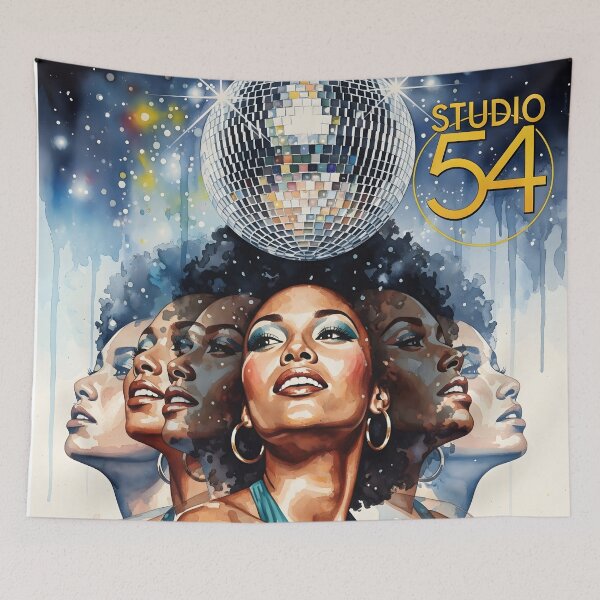 Item preview, Studio 54 Glitterball Goddess designed and sold by CanvasCarousel.