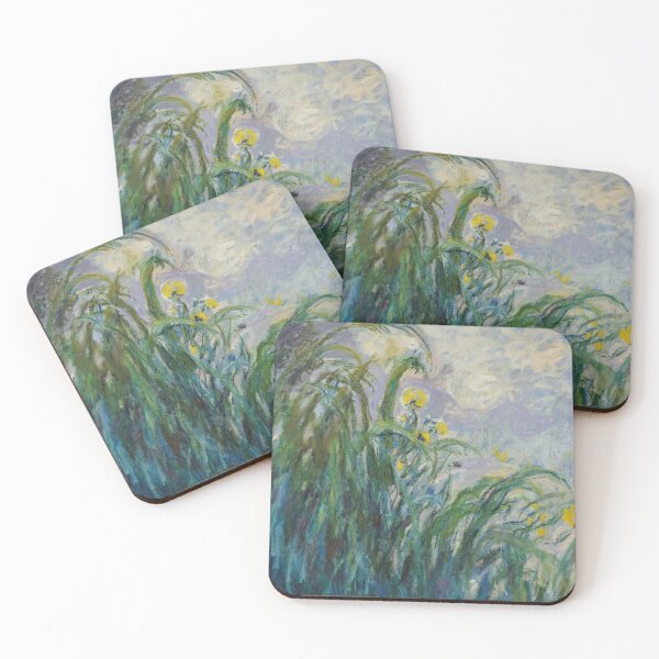 Item preview, Yellow Irises by Claude Monet designed and sold by tomorrowsart.