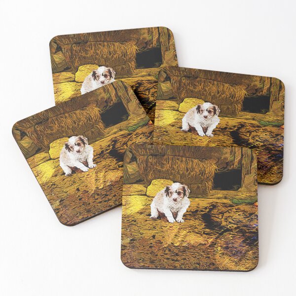 Item preview, Australian Shepherd Puppy (2022) designed and sold by NdotoPop.
