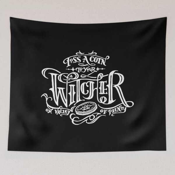 Item preview, Toss A Coin To Your Witcher - White designed and sold by SAMANTHALIVINGS.