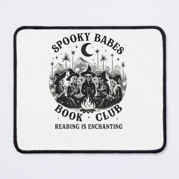 Item preview, Spooky Babes Book Club – Reading Is Enchanting Design – Halloween Classic T-Shirt designed and sold by inkfluenceart.