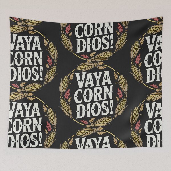 Item preview, Vintage-Inspired Corn Wreath with Seasonal Playful Text designed and sold by SplashTastic.