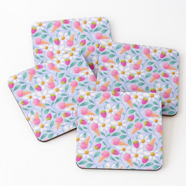 Item preview, Summer Strawberry Ice Cream designed and sold by RebeccaFlaherty.