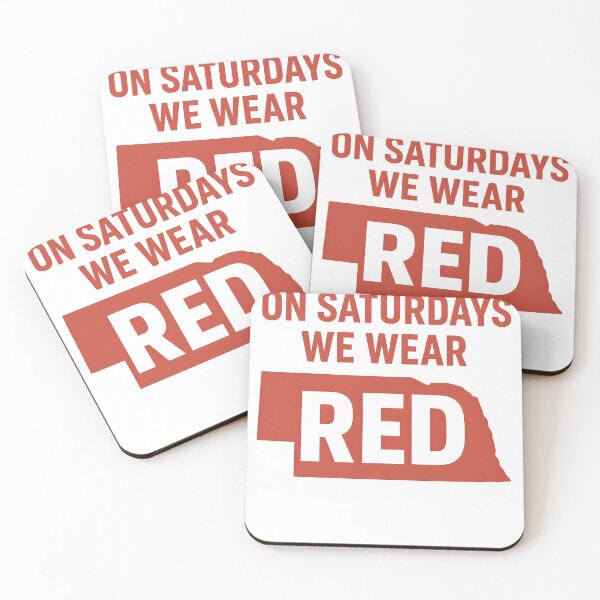 Item preview, ON SATURDAYS WE WEAR RED designed and sold by KrystynaWolf.