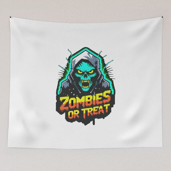 Item preview, Zombies or treat Halloween day designed and sold by JiraVibes.