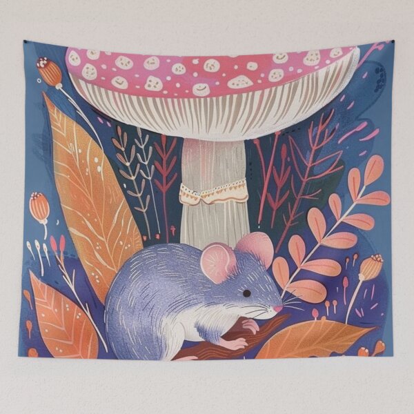 Item preview, A Sweet Mouse In The Autumn Forest designed and sold by iamdesigns14.