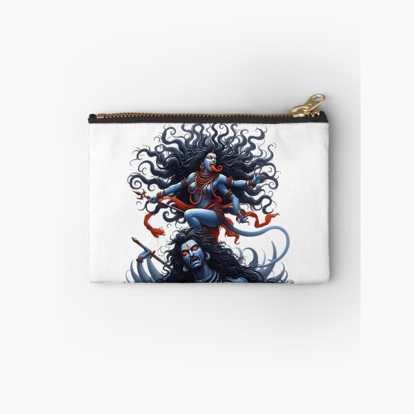 Item preview, Kali Goddess with Shiva | Fierce Hindu Mythology Spiritual Art designed and sold by Dhirendra Rajpurohit.