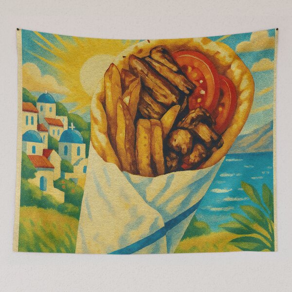 Item preview, Greek Souvlaki Gyros designed and sold by Wanderdreaming.