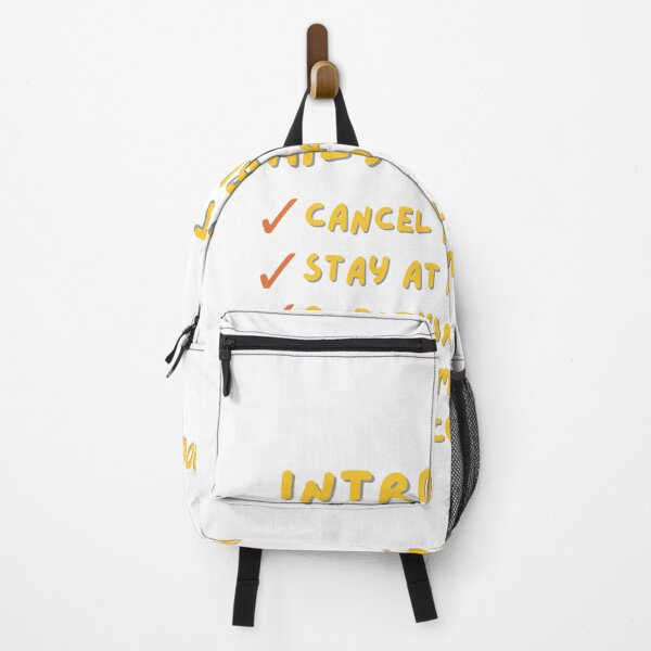 Item preview, Introvert’s Daily Checklist – Funny Relatable Slogan designed and sold by silly little things.